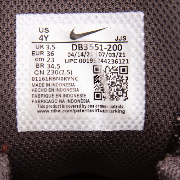 Nike Crater Impact HGS 'Light Violet Ore' - Youth Size 4 - Picture 10 of 14